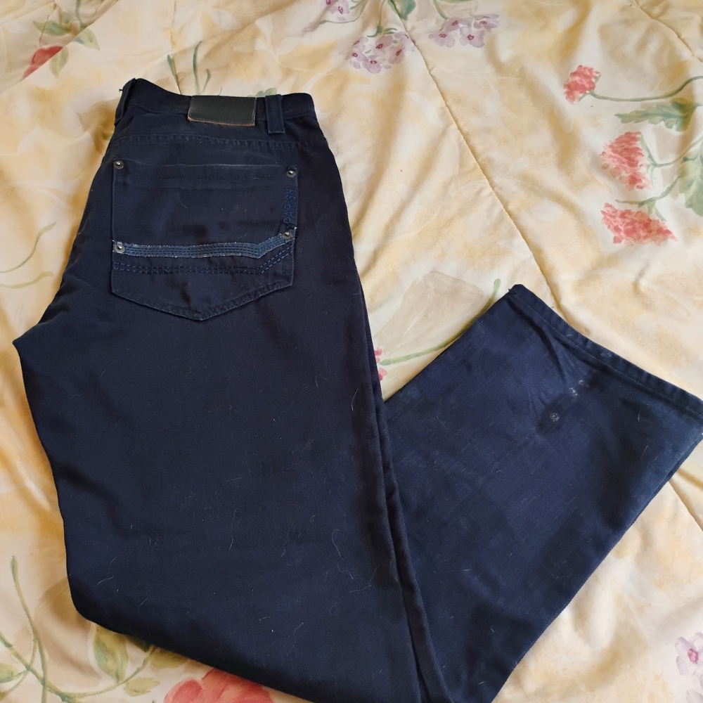 Men's Straight Fit Navy Jeans - Classic Everyday Style
